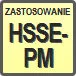 Piktogram - Zastosowanie: HSSE-PM - do stali nierdzewnych i trudnoobrabialnych